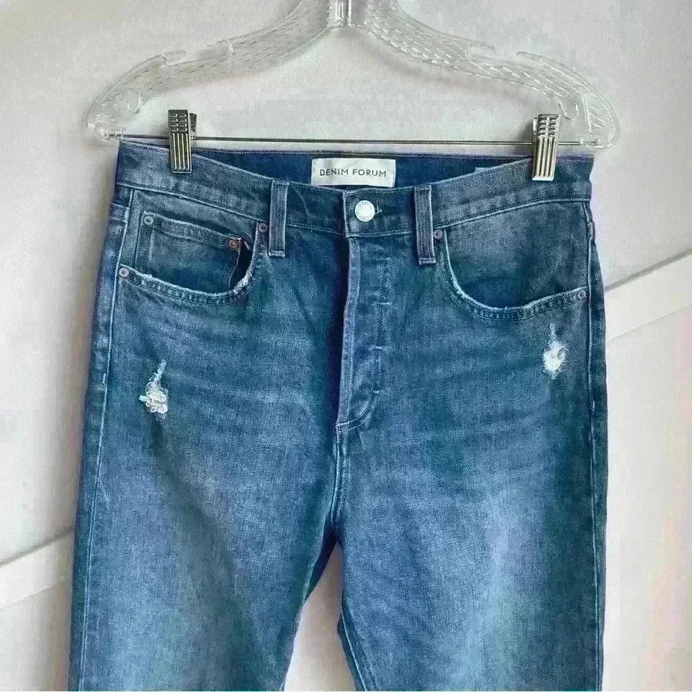 Aritzia Denim  Forum‎ The Yoko High Rise Slim Blue size 28 - Picture 8 of 12